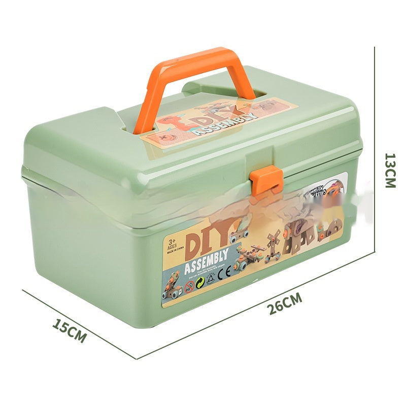 Educational Repair Assembly Playhouse Toolbox Set For Kids - Cindi Book
