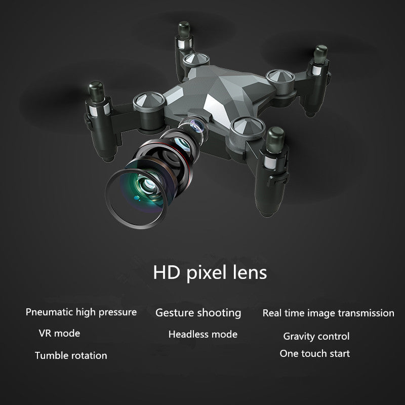New Luggage Box Storage Box Folding Mini UAV Aerial Photography Remote Control Four Axis Children's Toys Drone - Cindi Book