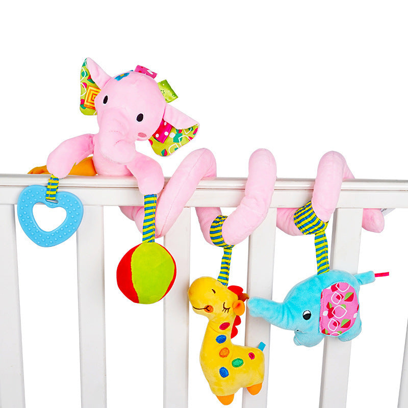 Multifunctional elephant bed with baby plush pendant - Cindi Book