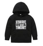 Children's hooded sweater letter top - Cindi Book
