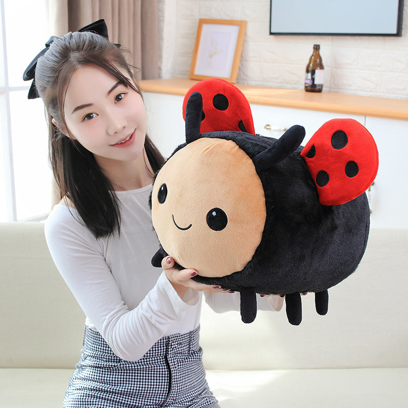 Cartoon Bee Ladybug Plush Toy