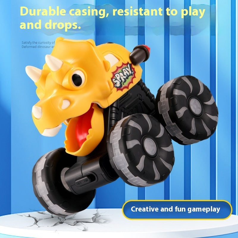 Inertial Sliding Model Light Pressing Dinosaur Toy Car - Cindi Book