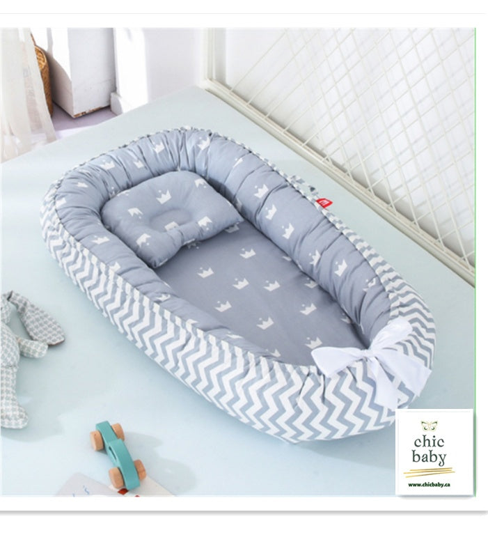 Baby Removable And Washable Bed Crib Portable Crib Travel Bed For Children Infant Kids Cotton Cradle - Cindi Book