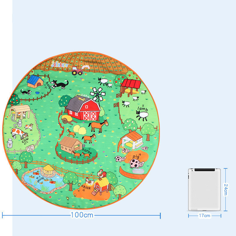 Baby Baby Play Blanket Early Education Animal Toys - Cindi Book