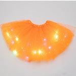 Magical & Luminous  LED Princess Halloween Tutu Skirt Sequins Shiny Skirt - Cindi Book