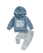 Children's Letter Printed Hoodie Trousers Suit - Cindi Book