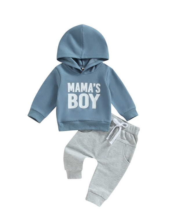 Children's Letter Printed Hoodie Trousers Suit - Cindi Book