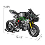 Tabletop Decoration Assembly Building Blocks Model Boy Toy Motorcycle - Cindi Book