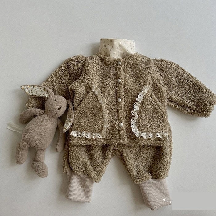 Plush Thickened Coat Children's Winter Warm Clothes - Cindi Book