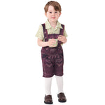 Cute Plaid Suspender Pants Performance Costume - Cindi Book