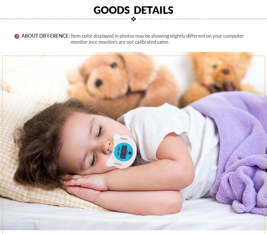Baby pacifier digital thermometer - Cindi Book