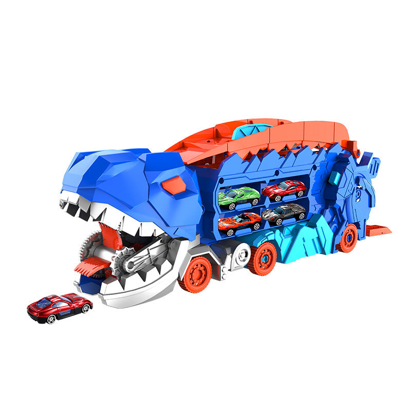 Tyrannosaurus Dinosaur Deformation Track Gliding Car - Cindi Book