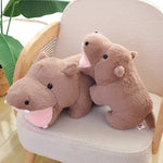 Cute Fat Hippo Plush Doll Doll Pillow Cushion - Cindi Book