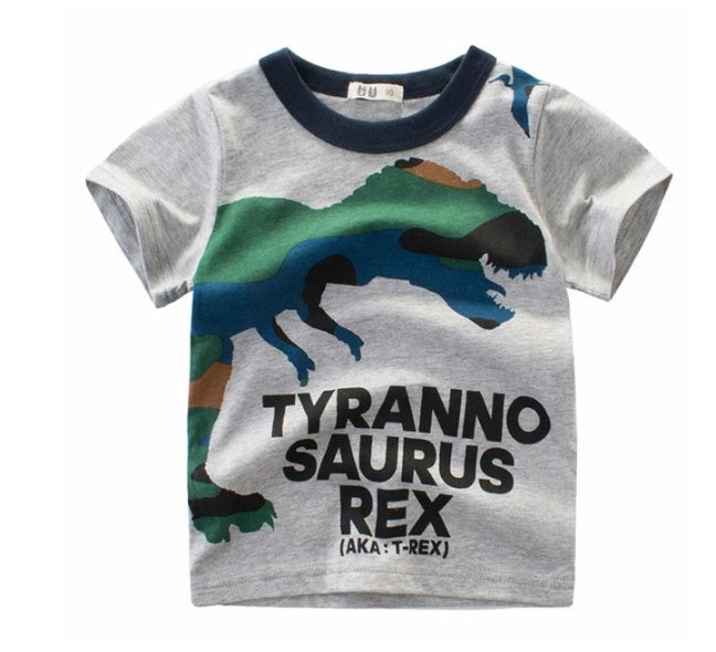 Children's Wear Summer New Korean Children's Boys Cotton T-shirt Men's Treasure In Children's Short Sleeves - Cindi Book