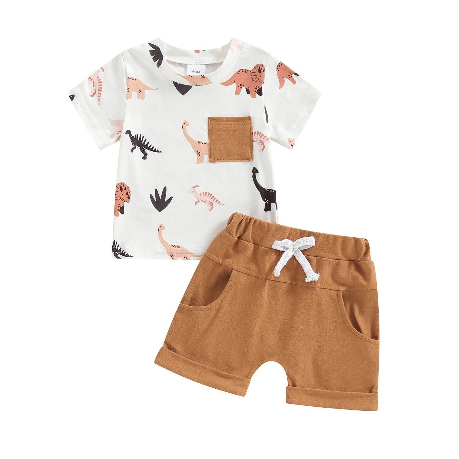 Summer Short Sleeve Shorts Leisure Set