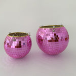 Cross-border Disco Ball Planter Hanging Mirror Spherical Plastic Flowerpot - Cindi Book