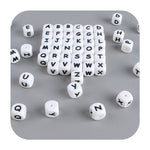 12mm Baby Products 26 Silicone English Alphabet Beads Teeth Accessories - Cindi Book