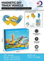 Childrens Electric Magnetic Levitation Track Building Toy - Cindi Book