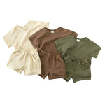 South Korea Children's Short-sleeved Shorts Suit - Cindi Book