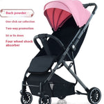 Pull Rod Type Summer Ultra-light Stroller Four Minus - Cindi Book