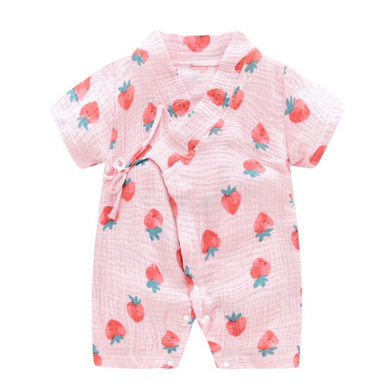 Baby Onesies Summer Thin Baby Romper Romper - Cindi Book