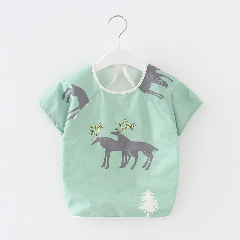 Baby Dinner Coverall Bib Spring And Autumn Long Sleeve Apron - Cindi Book
