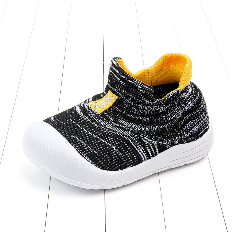 Spring Children''s Single Shoe Soft Sole Walking Shoes Non Slip Breathable Baby Shoes - Cindi Book