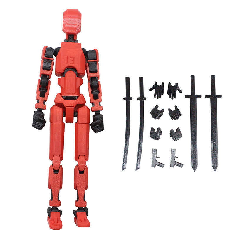 3D Printing More Than Movable Joint Doll Lucky 13 Full Body Movable Robot - Cindi Book