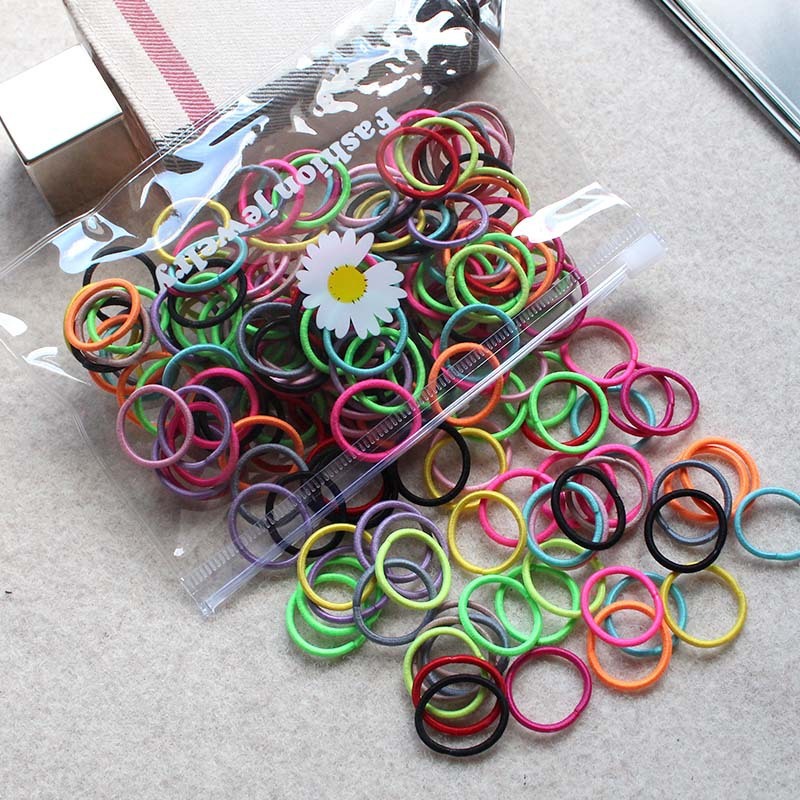 Mini baby finger colored hair loops will not hurt your hair - Cindi Book