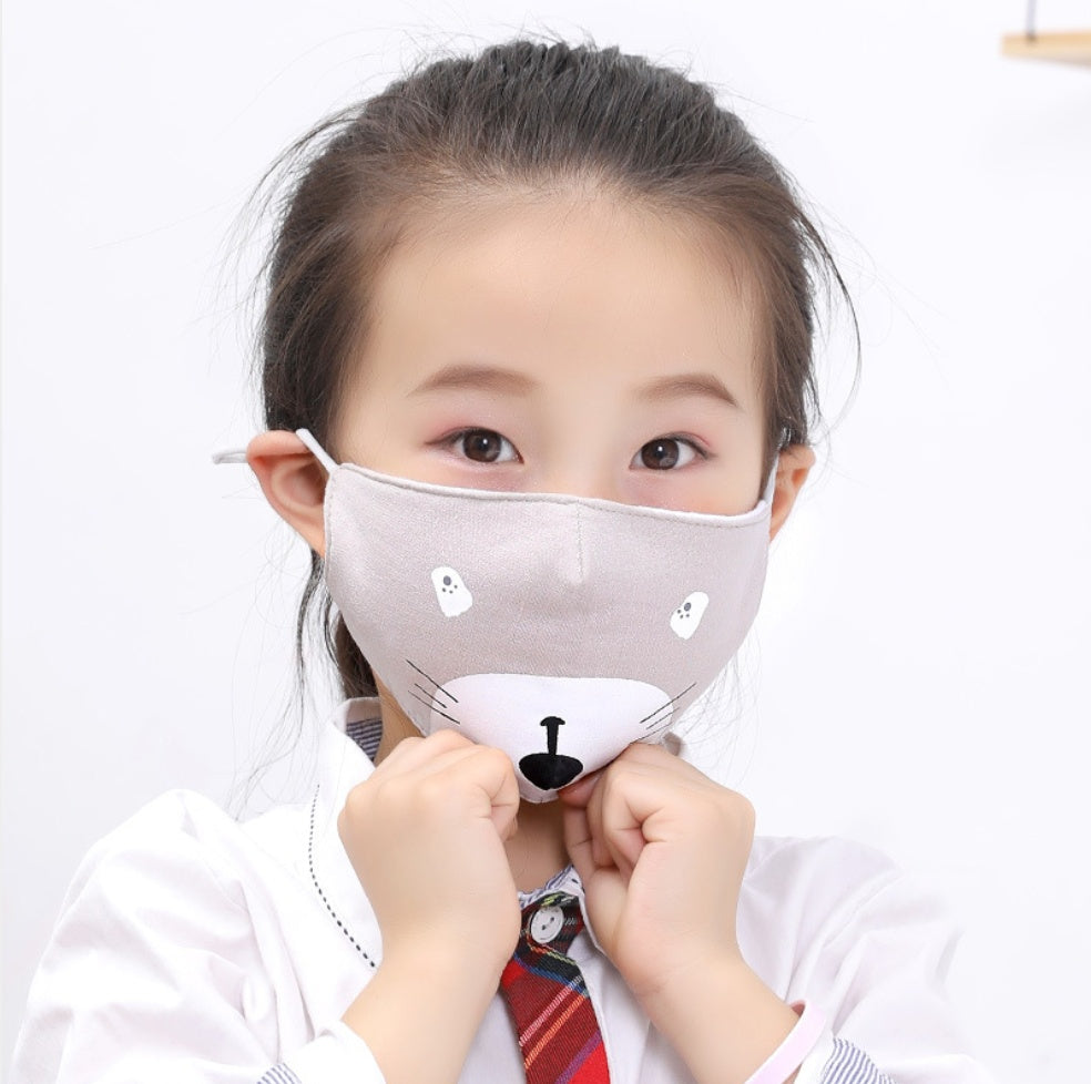 Kid Carton Cotton Facial Mask Adult Mask - Cindi Book