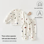 Pure Cotton Spring And Autumn Baby Split Sweater Children's Suit Boys - Cindi Book