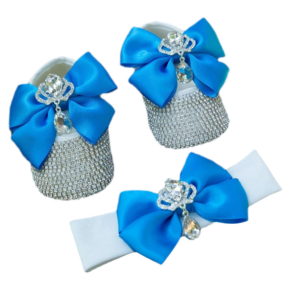 Photography Props And Headband Baby Toddler Shoes Soft Sole Suit - Cindi Book