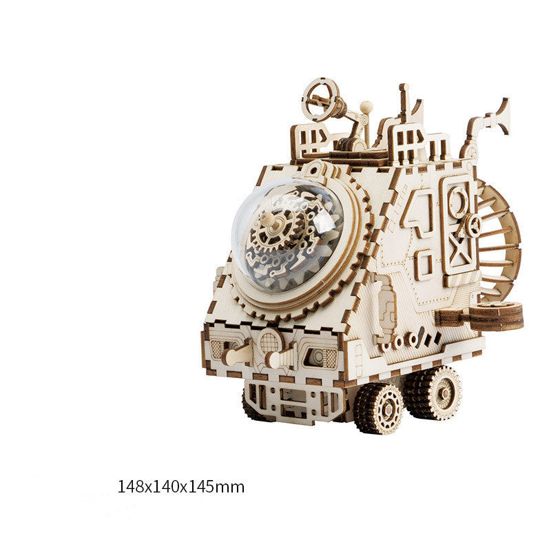 Robot Rabbit DIY Creative Gift 3D Wooden - Cindi Book