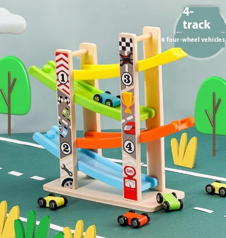 Early Education Four-layer Track Pulley Educational Toy - Cindi Book