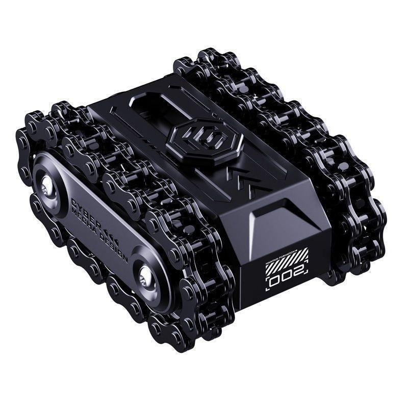 Mechanical Rotating Decompression Hand Pieces Metal Toy Tank - Cindi Book