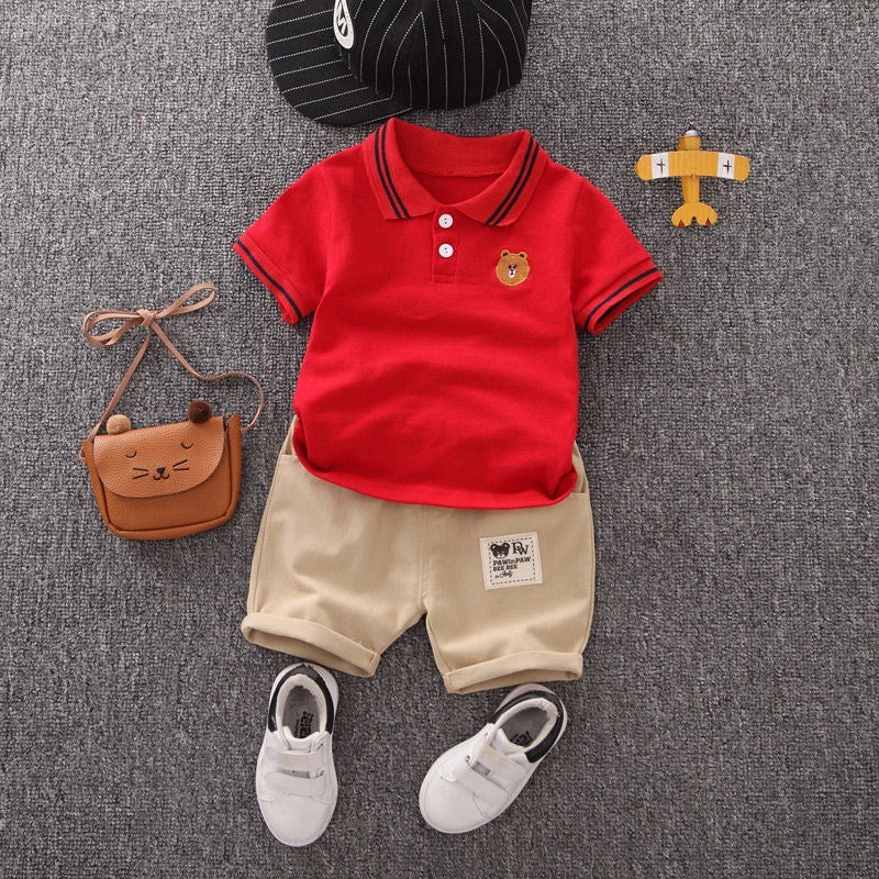 Boys short sleeve suit - Cindi Book