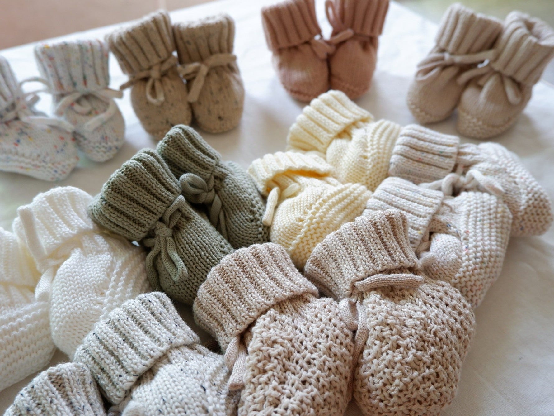 Cotton Newborn Foot Male And Female Baby Knitted Wool Handmade Socks Toddler Socks - Cindi Book