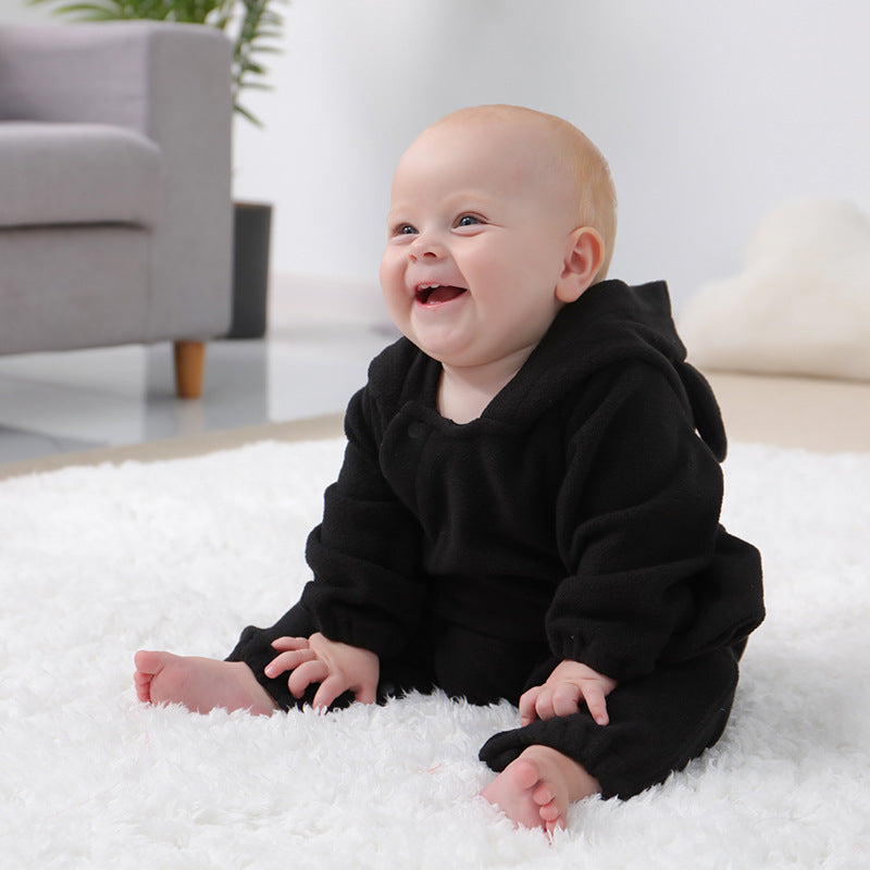 Baby Onesies Baby Halloween Bat Hooded Onesies Little Devil Shaped Onesies - Cindi Book