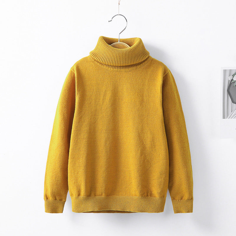 Autumn and winter high collar children's knitwear - Cindi Book