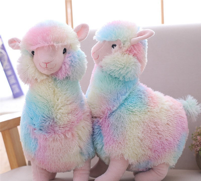 30cm  Rainbow Alpaca - Cindi Book