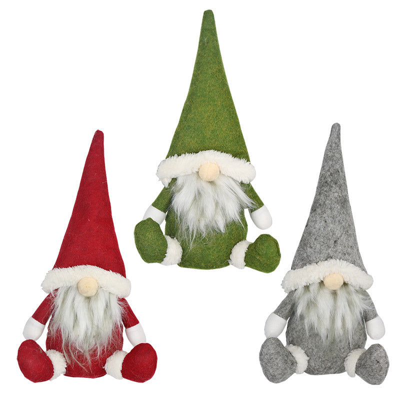 Christmas Faceless Old Man Doll Window Decoration - Cindi Book