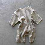 Long Sleeve One-piece Hidden Hook Baby Comfortable Romper - Cindi Book
