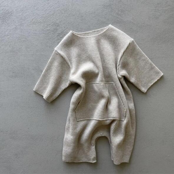 Long Sleeve One-piece Hidden Hook Baby Comfortable Romper - Cindi Book