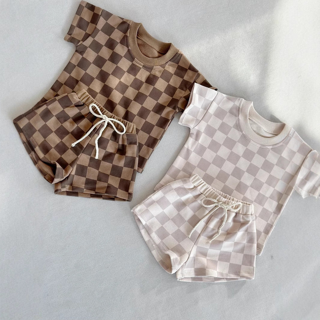 Ins Style Foreign Trade Baby Short Sleeve Suit - Cindi Book