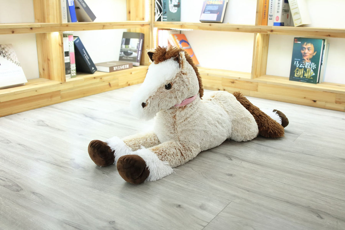 Simulation lying horse pillow plush toy - Cindi Book