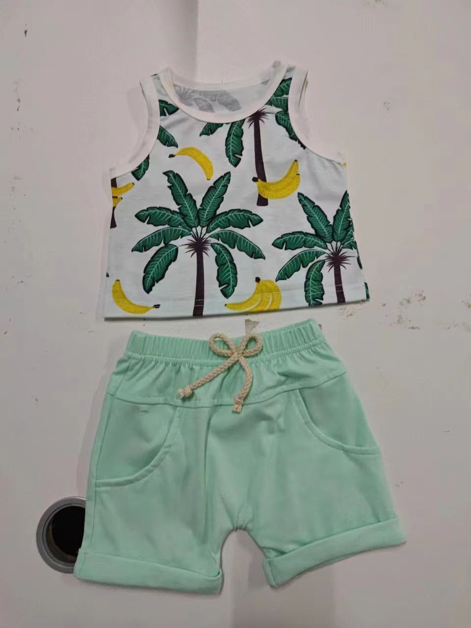 Spring Leisure Printed Vest Shorts Set - Cindi Book