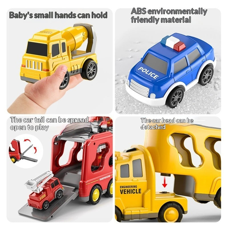 Engineering Vehicle Toy For Kids With Lights And Music - Cindi Book