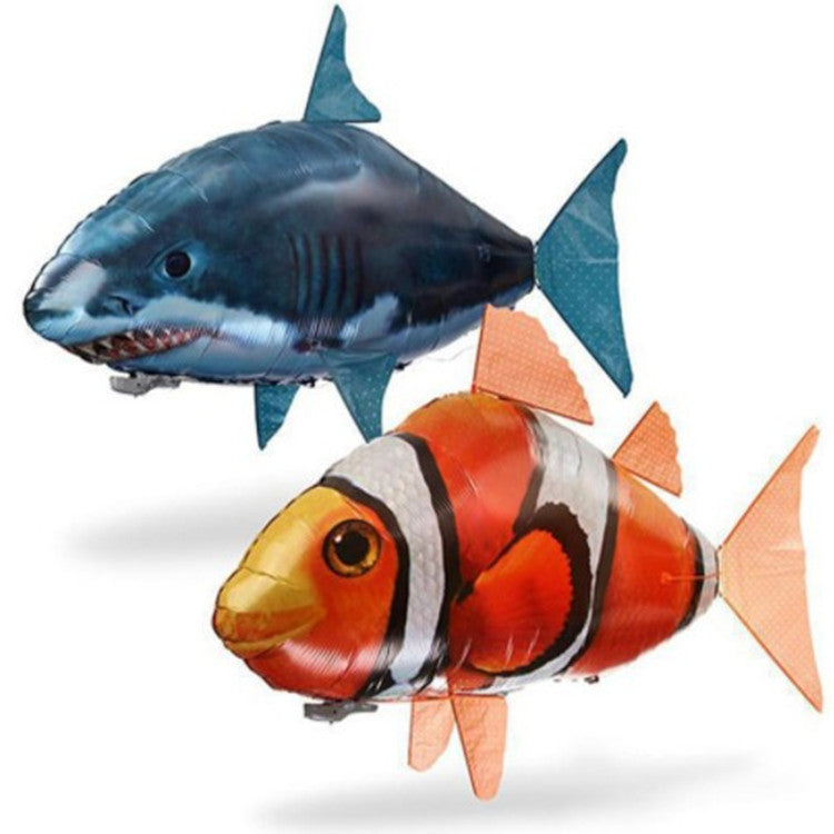 Remote control flying fish inflatable shark clown fish balloon - Cindi Book