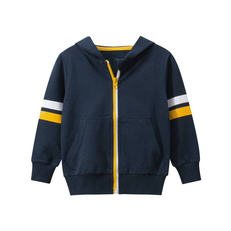 Boy's zipper sweater baby clothes - Cindi Book