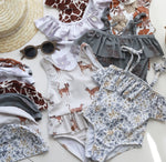 Children's One Piece Swimsuit Hot Spring - Cindi Book